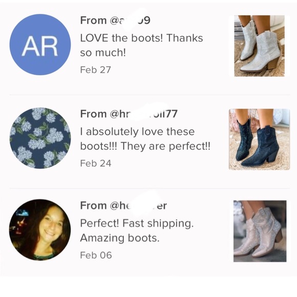 NEW Champagne Western Style Bedazzled Cowboy Ankle Boots - Picture 12 of 16